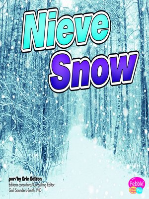 cover image of Nieve/Snow
